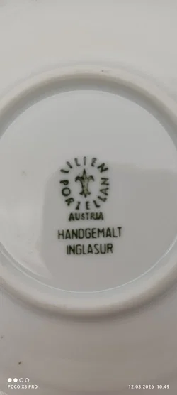 Lilien Porzellan Mocca-Untersetzer 6er | Sammlerstück - Bild 9