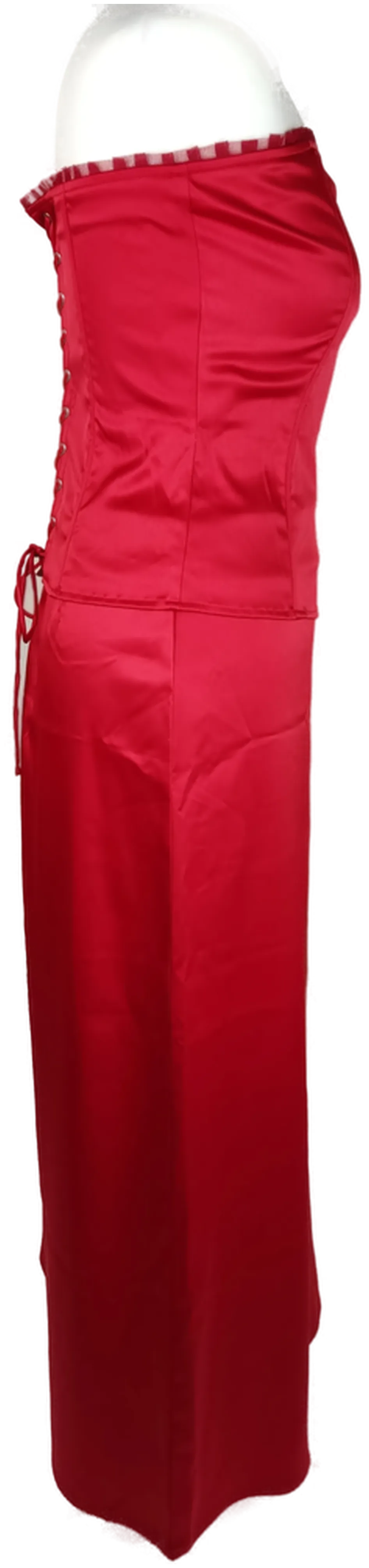 Zweiteiler Abendkleid Vero Moda Rot Größe 38 | Party-Eleganz – Bild 2