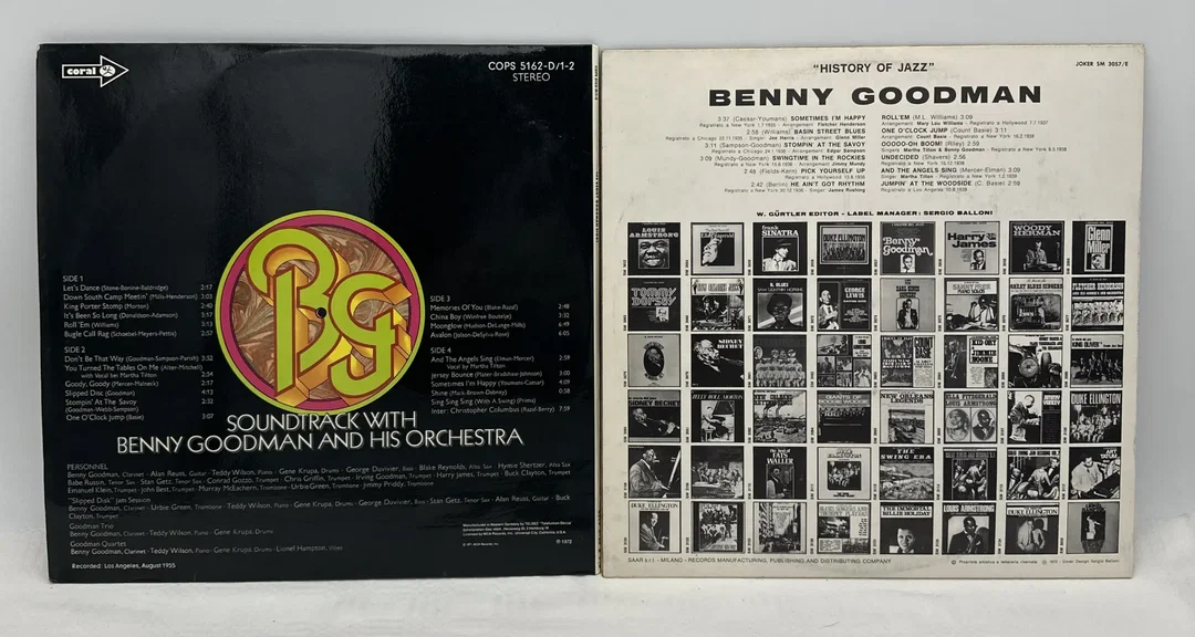 Langspielplatte - Benny Goodman - The Benny Goodman Story - History Of Jazz – Bild 2