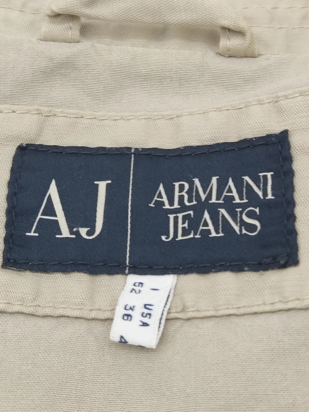 Armani Herren Jacke beige Gr. 52 – Bild 2