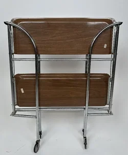 Vintage Klappbare Dinett-Servierwagen - 1970er Jahre - Bild 4