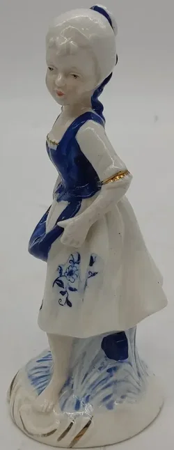 Porzellan/Keramik Figur Mädchen in Tracht - Bild 2