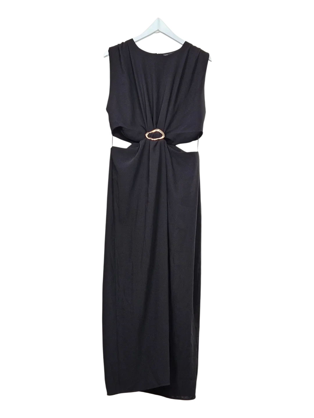 ZARA Damen Maxikleid, schwarz - Gr. XL / 42 - Bild 4