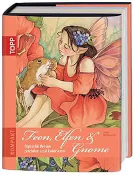 Feen, Elfen & Gnome – Linda Ravenscroft, Zeichenbuch, TOPP Verlag - Bild 1