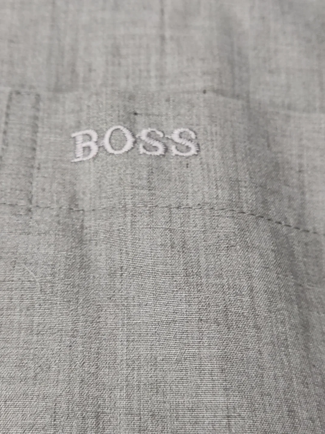 Hugo Boss Herren Hemd Grau Gr. 40 – Bild 3