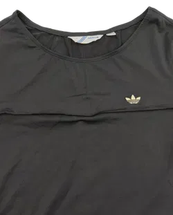 Vintage Adidas Damen Trainingsshirt, schwarz - Gr. L - Bild 3