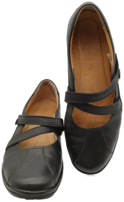 Ballerinas Hartjes Schwarz Leder Gr. 37,5 | Zeitloser Komfort - Bild 1