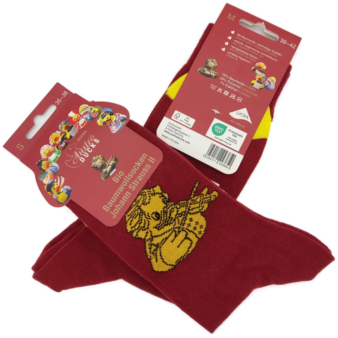 Socken Austro Ducks Bio-Baumwolle Unisex 39-42 | Neues Lieblingspaar - Bild 1
