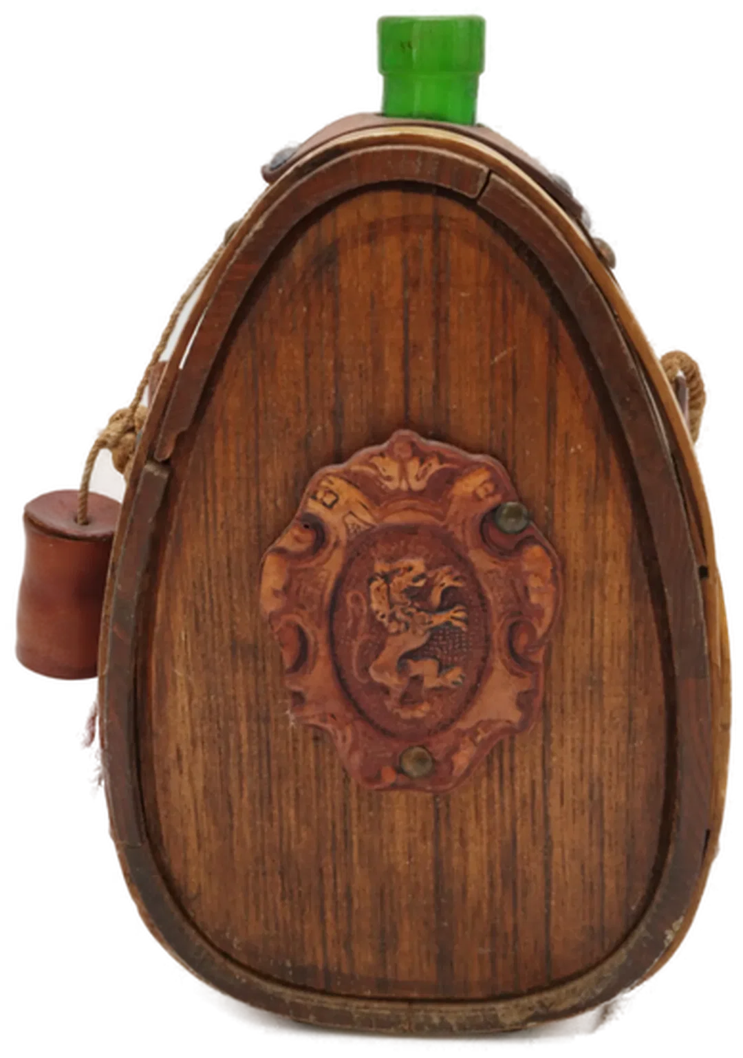 Feldflasche aus Holz ca. 29 cm hoch  - Bild 1