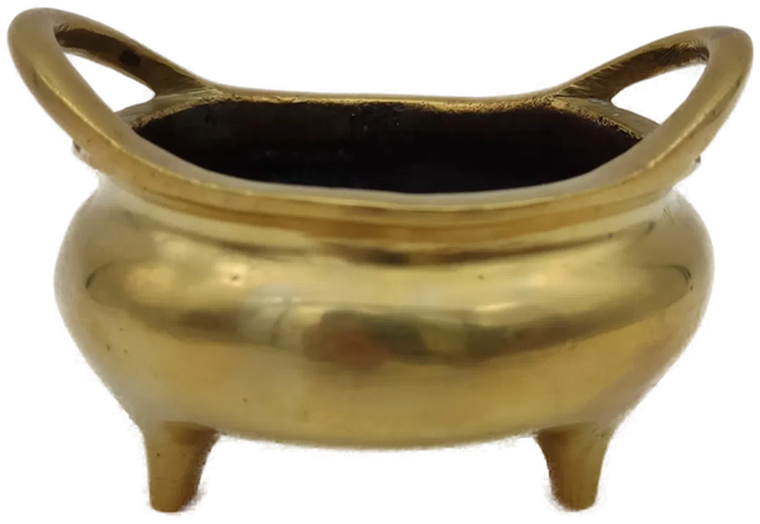 Asiatische Messingschale - Bild 1