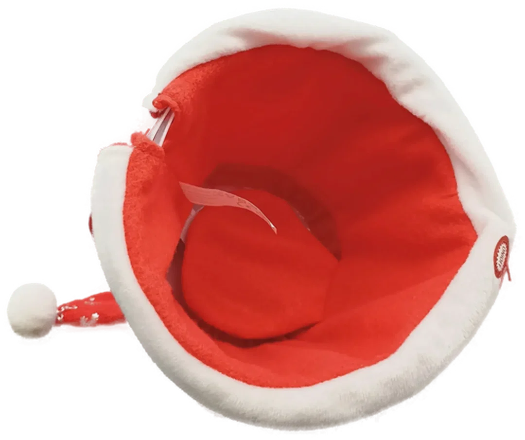Weihnachtsmannmütze mit Musik und Bewegung – Bild 2