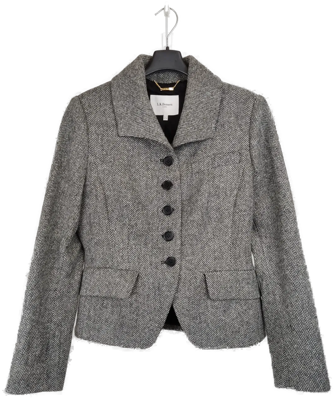 L.K.Bennett Damen Blazer grau Gr. 44 - Bild 4