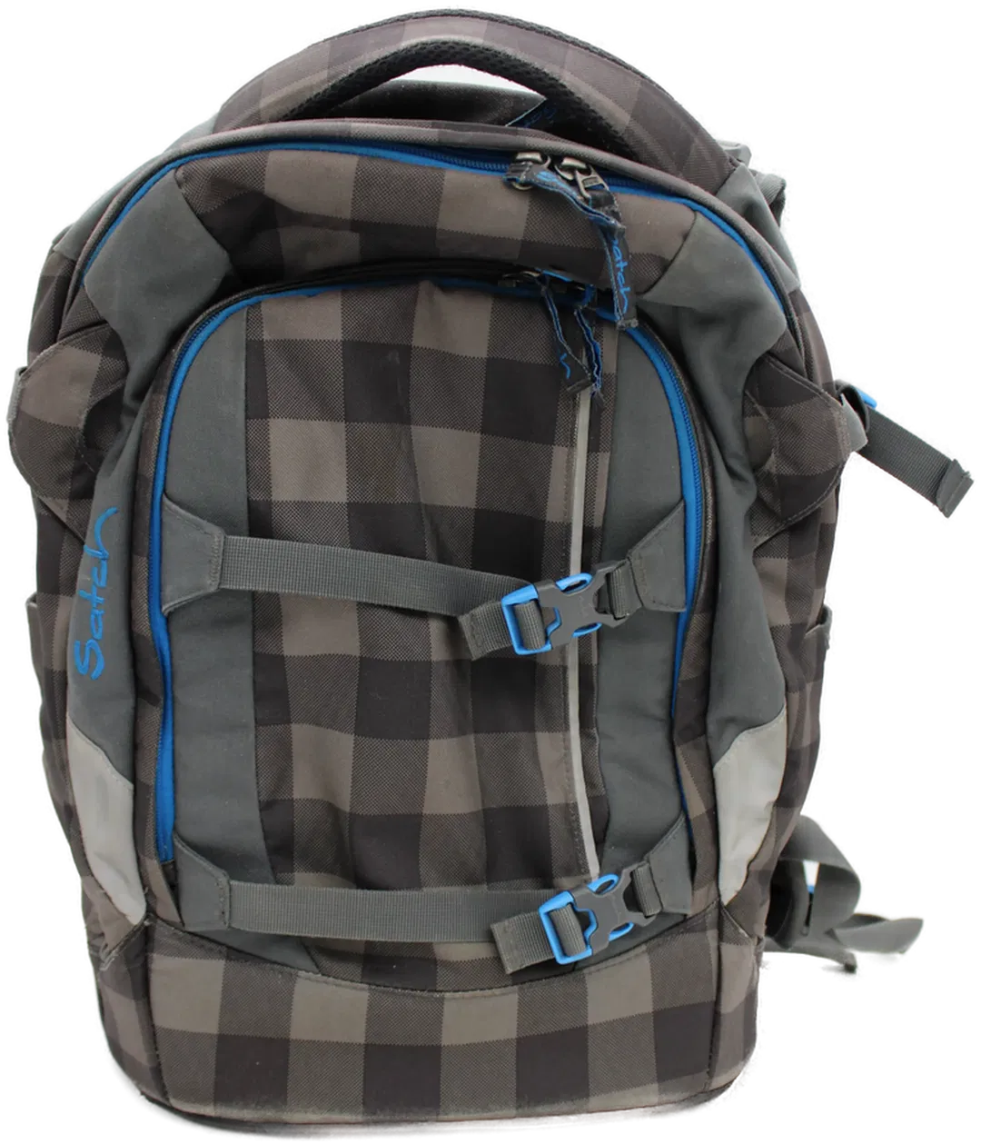 Satch Schulrucksack – kariert, ergonomisch, mit Brust- und Hüftgurt - Bild 3