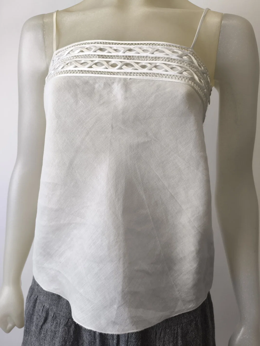 H&M, Damentop, Gr. 34, Ramie - Bild 1