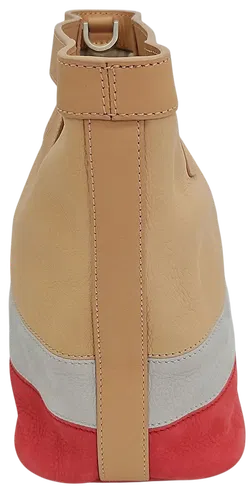 Max V. Koenig Damen Handtasche, beige/grau/pink- Höhe ca. 22 cm  - Bild 2