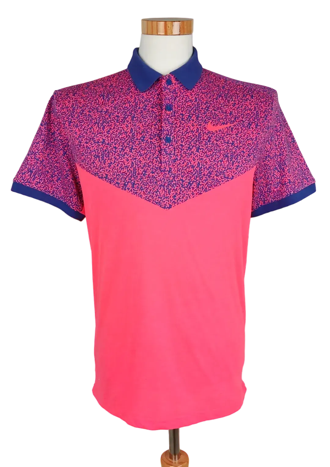 Nike DRI - FIT Herren Poloshirt, lachs/lila - Gr. L - Bild 1