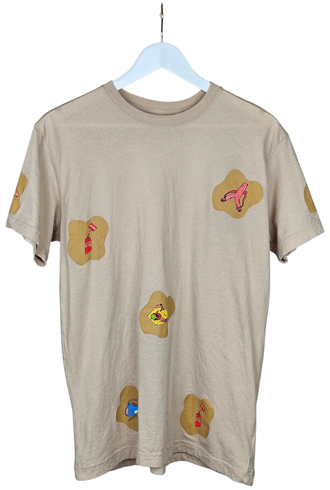Illegal Civilization Herren T-Shirt, beige - Gr. L – Bild 1