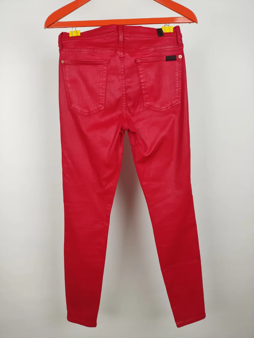 7 for all mankind Damenjeans rot - S-M / 36-38 – Bild 2