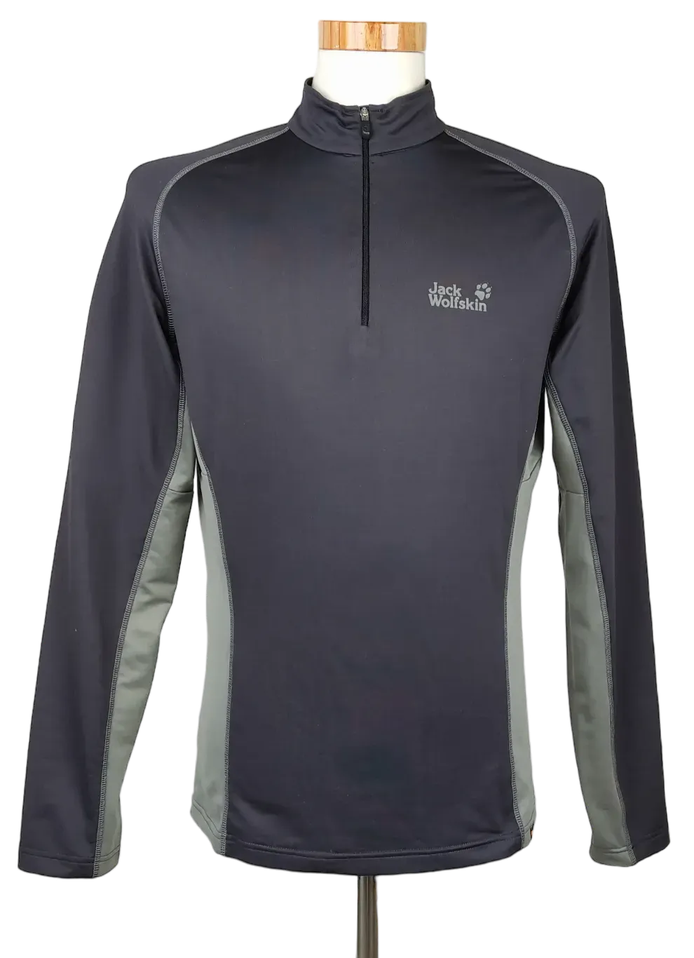 Jack Wolfskin Herren Shirt, anthrazit/grau - Gr. L - Bild 4