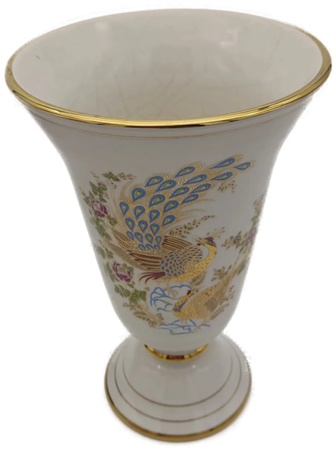 Spyropoulos Vase Keramik 24K-Gold-Auflage, handgemacht – Bild 2