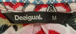 Desigual Damen Bluse rot gemustert Gr. M - Bild 3