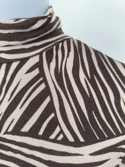 H&M, Rollkragenshirt, Zebra, Gr. L - Bild 3