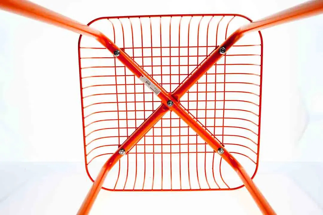 Vintage IKEA Västerön Metall-Hocker, 1990er, Industrial - Bild 1