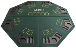  Weco Casino Poker Tischauflage-Pokertisch  1.20 m X 1.20 m mit Tasche - Bild 1