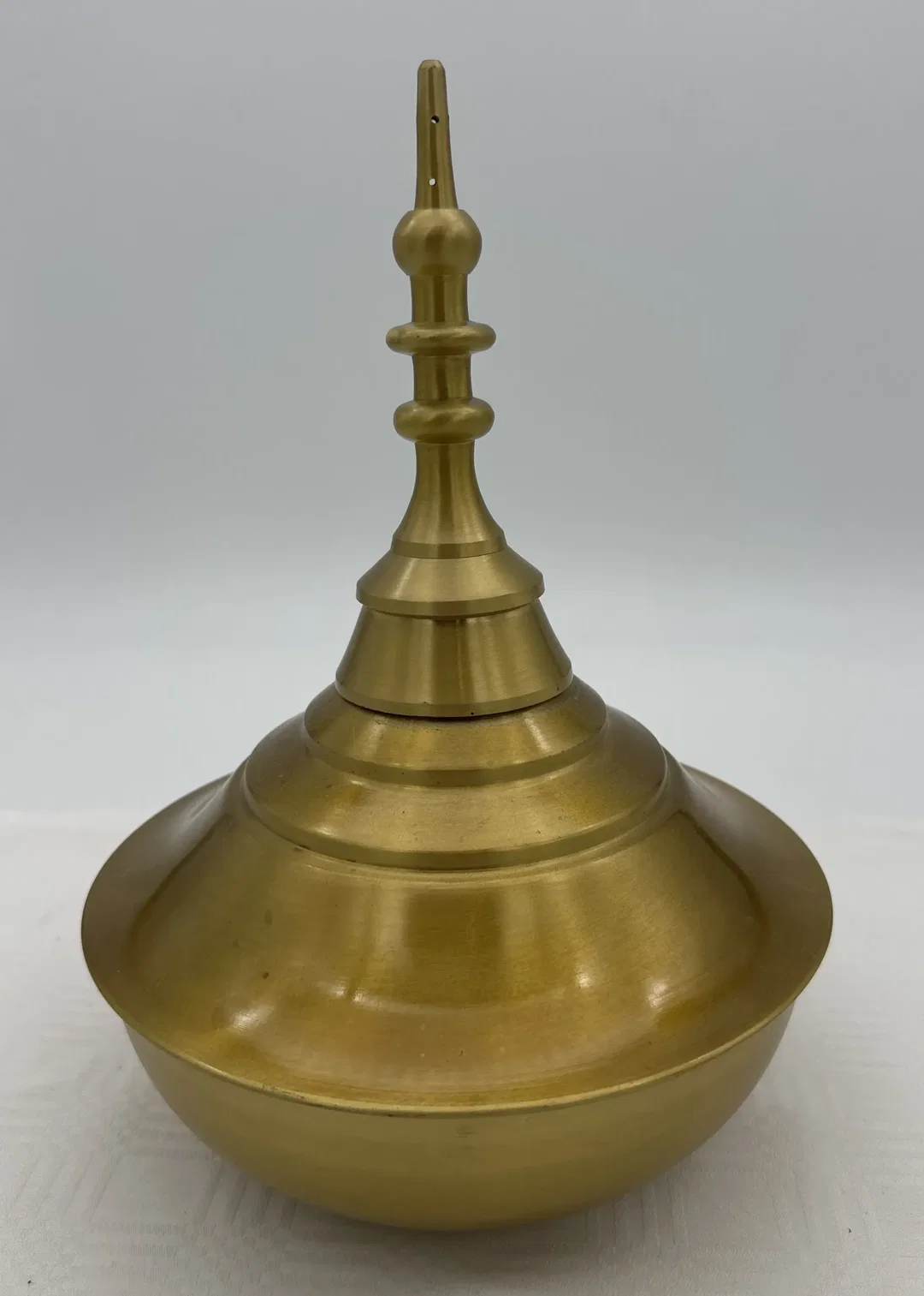 Traditionelle indische Messing-Öllampe  - Bild 4