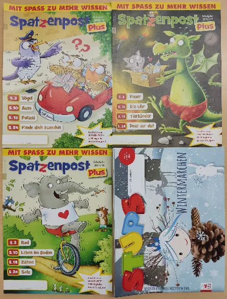 Hefte "Spatzenpost 'plus' 3 Stk. + 'Stups - Wintermärchen" – Bild 1