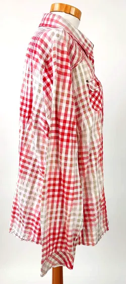 Gina Laura Damenhemd kariert - Gr. L/40 - Bild 3