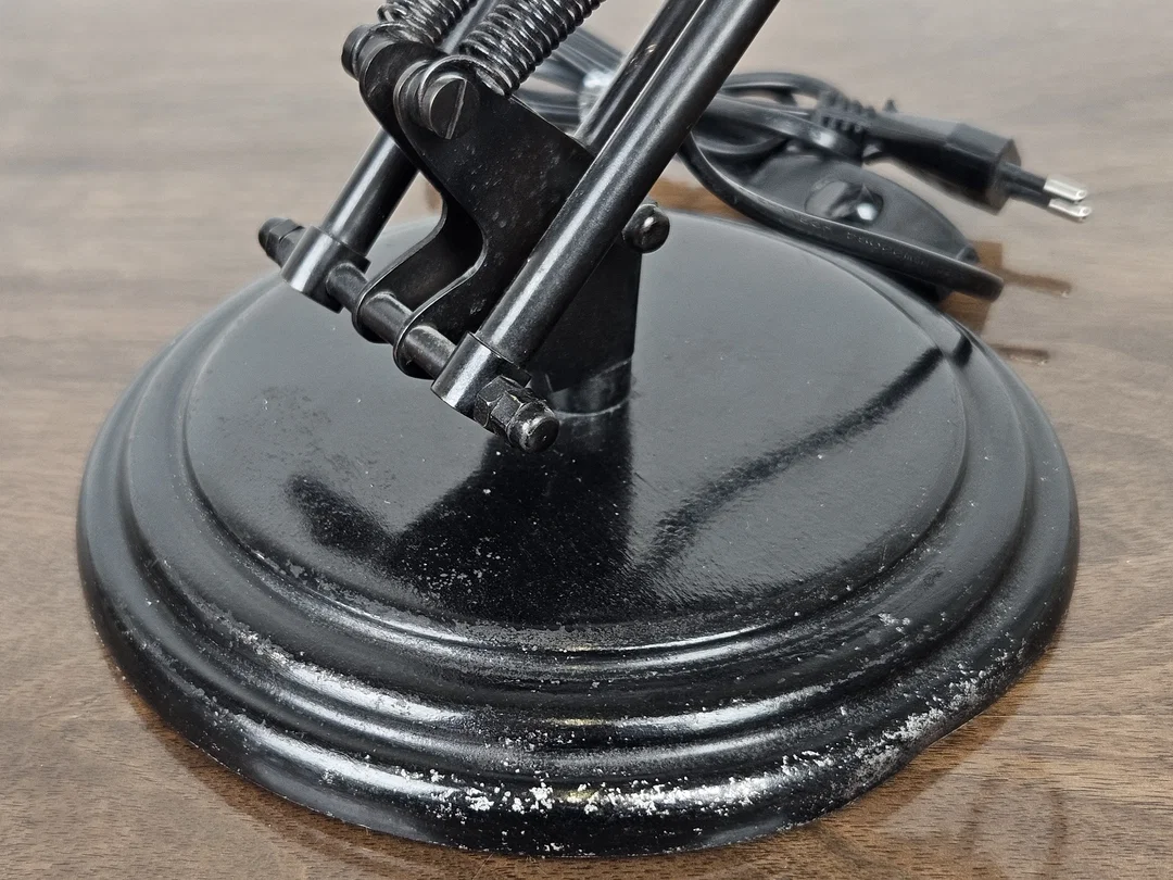 Vintage Tischlampe, schwarz – Bild 4
