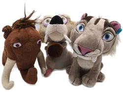3 Plüschtiere "Ice Age", als Set 