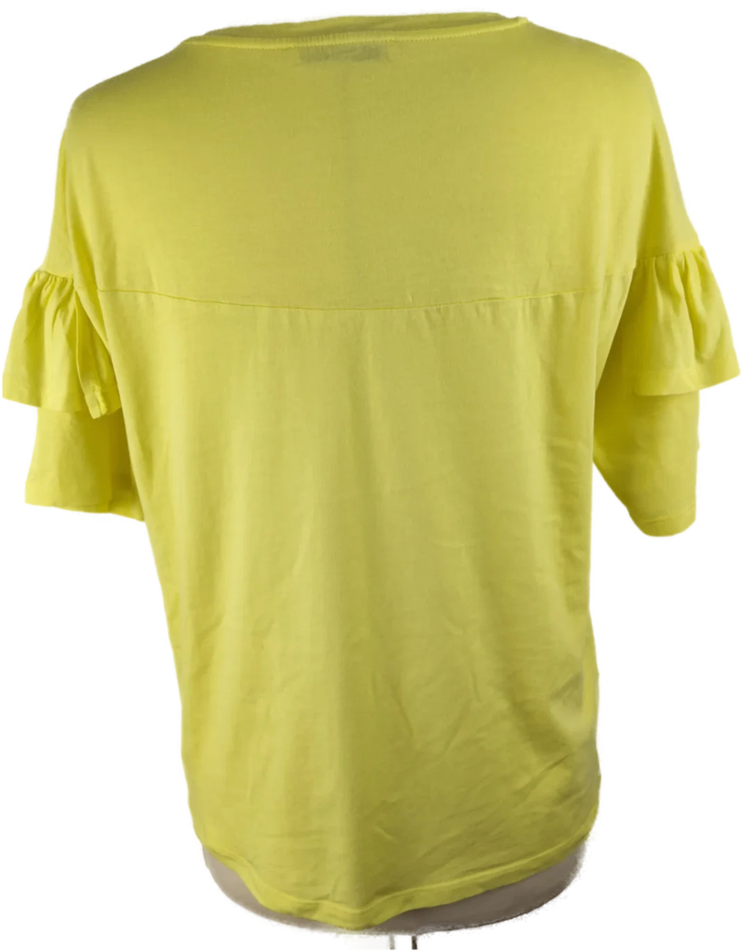 MANGO Damen T-Shirt Unifarben Gr. 40 | Zeitloses Basic – Bild 3