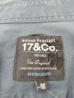 17&CO Herrenhemd blau - Gr. M/48 (eng geschnitten) – Vorschau 4