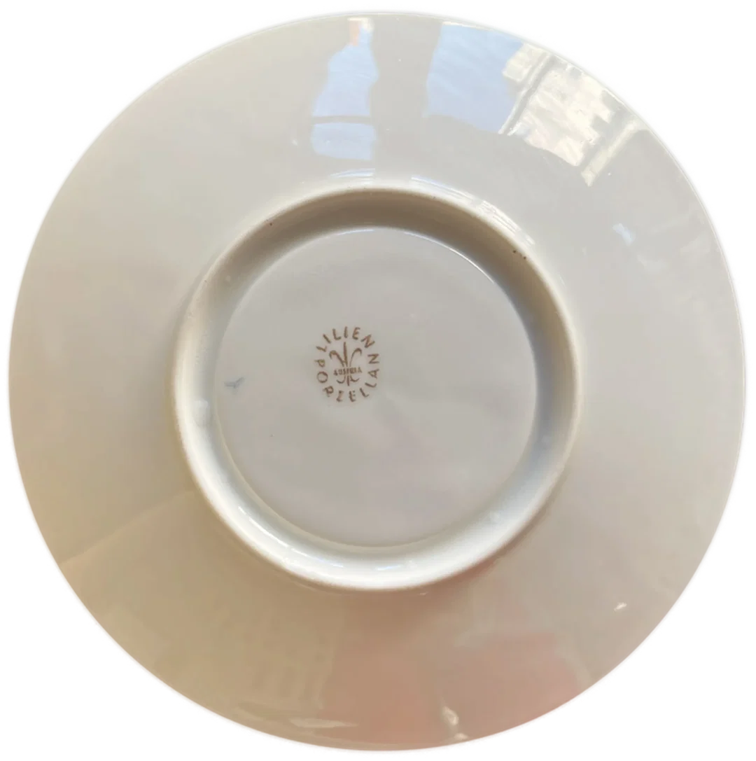 LILIEN PORZELLAN Daisy Original Kaffeeuntertasse gelb alt – Bild 2