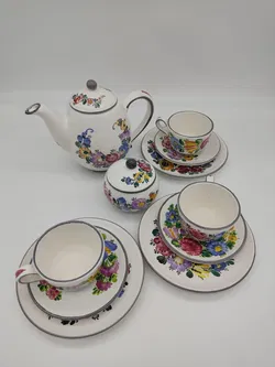 Gmundner Keramik Kaffee/Teeservice 'Bauernblume' - 11-teilig - Bild 10