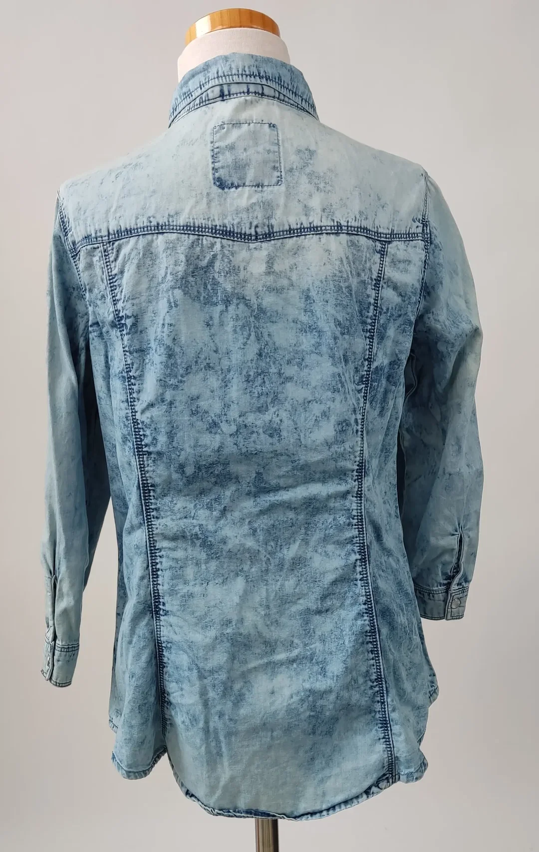 Denim Co Damen Jeansbluse blau - Gr. 34 – Bild 2