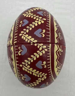 Vintage - Osterei aus Holz - Bild 3