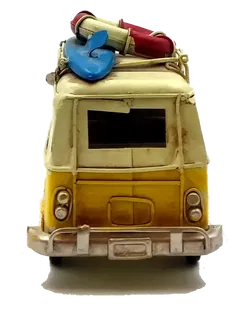 Vintage Volkswagen Camper Van Modell gelb - Bild 4