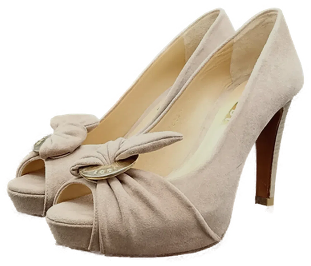 Lodi Damen Peeptoe taupe Gr. 37 - Bild 1
