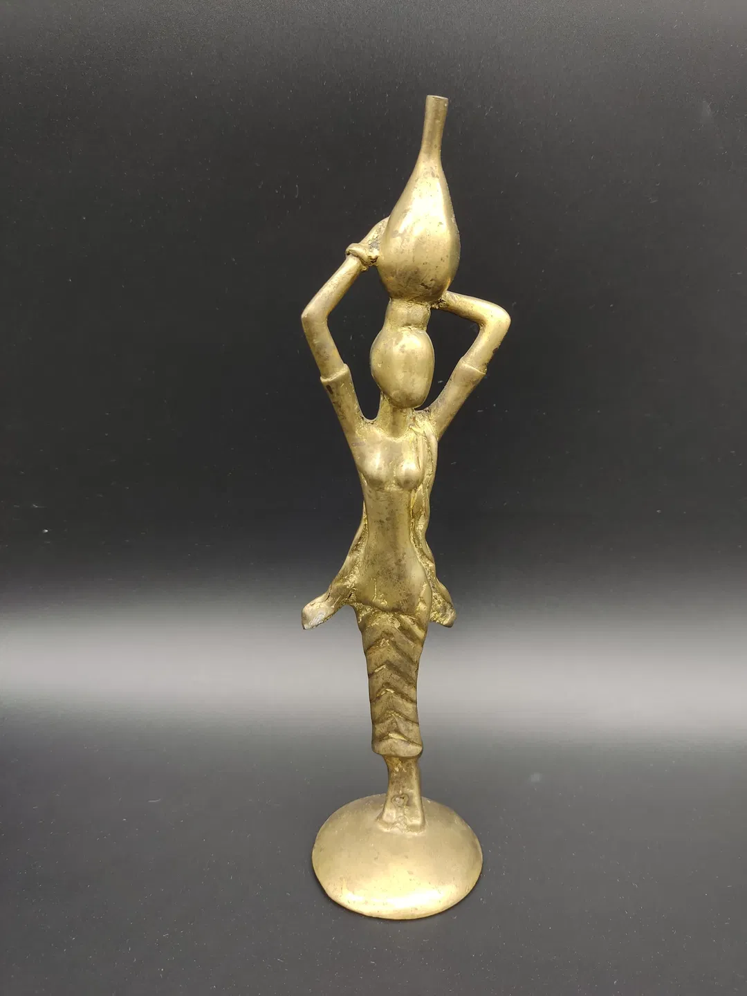 Figur / Briefbeschwerer aus Messing - Bild 4