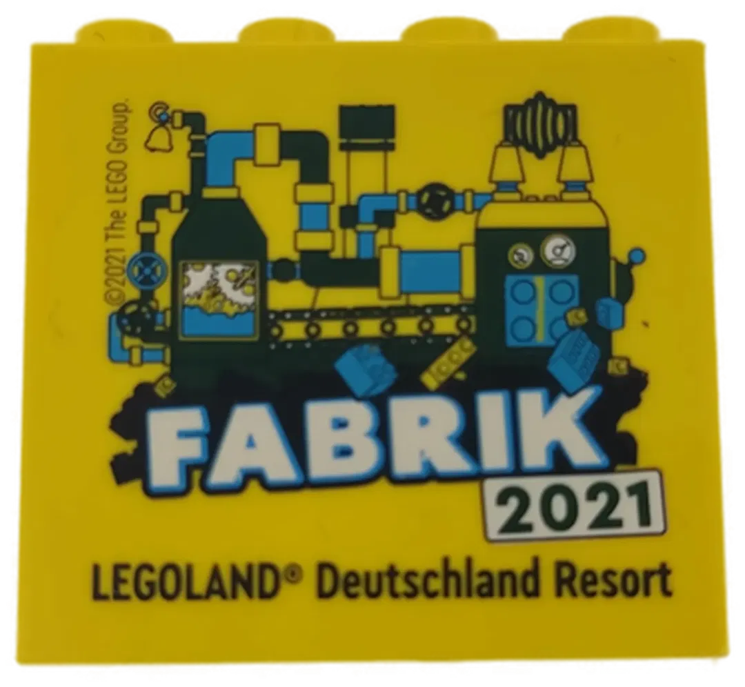 Lego gelber Ziegelstein 