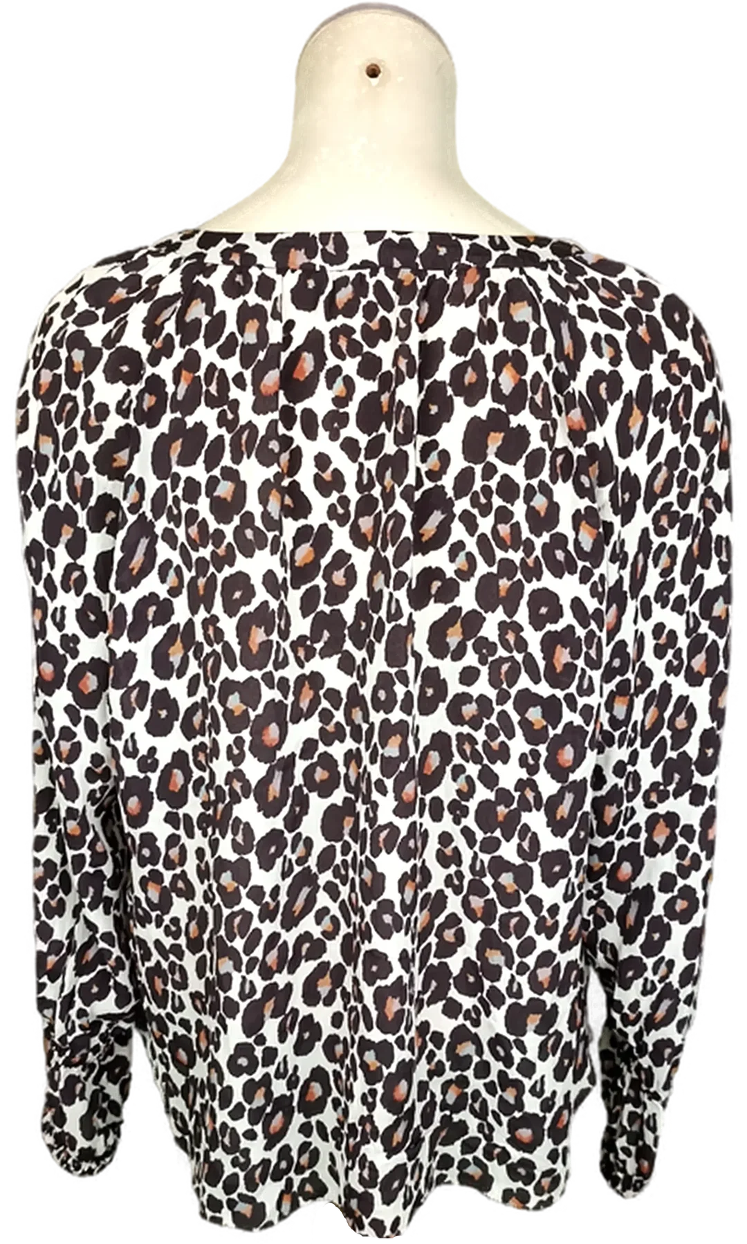 Marc Cain Damenbluse Leoprint Gr. L – Bild 2