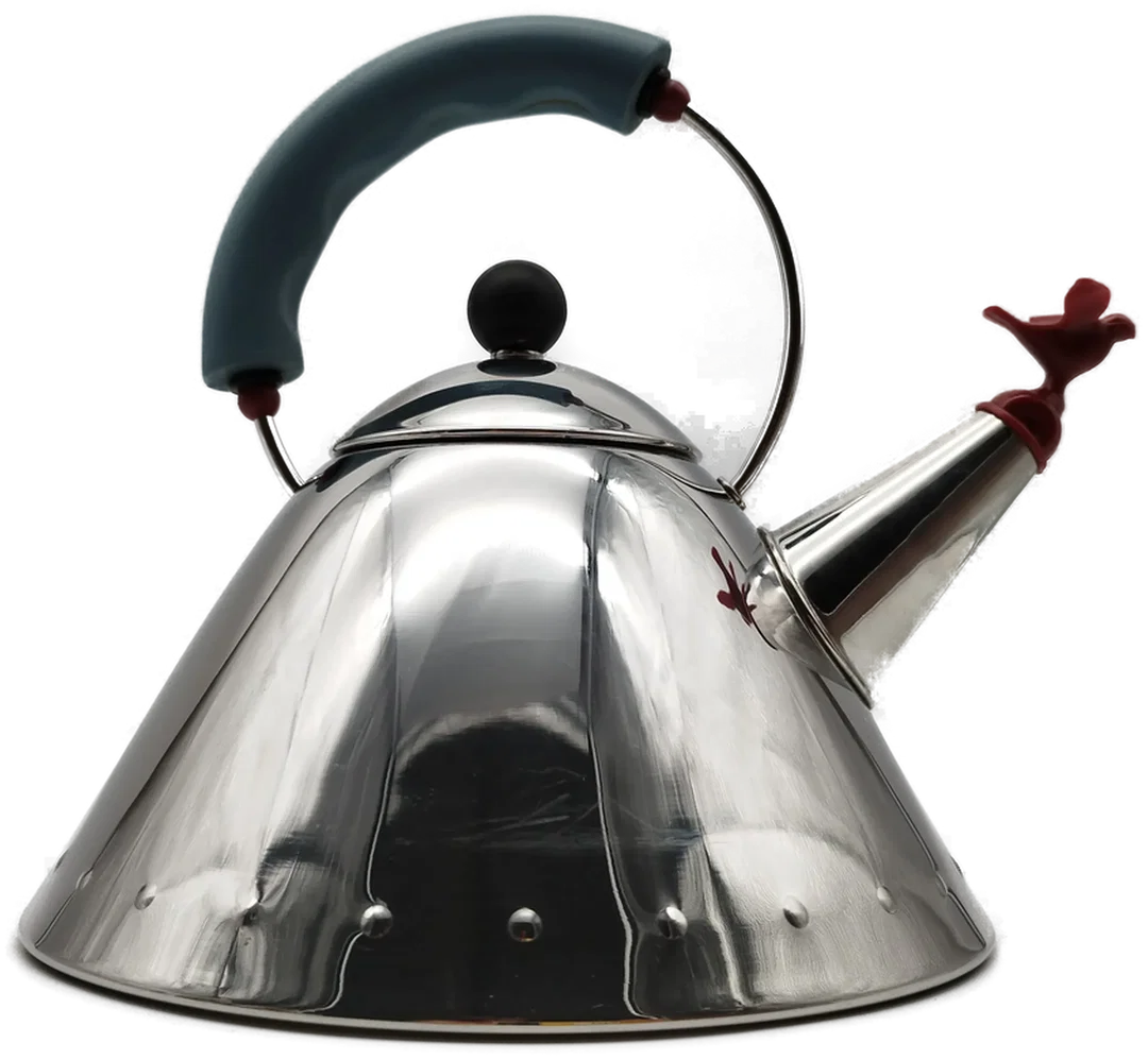 ALESSI Teekanne mit charmantem Stöpsel - ca. 16cm hoch – Bild 5