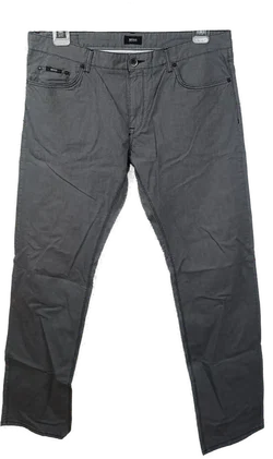 Hugo Boss Herrenhose grau/schwarz Gr. 38/36