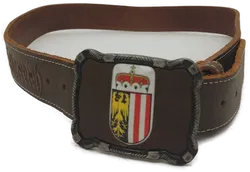 Leder-Gürtel Oberösterreich Wappen - Bild 3