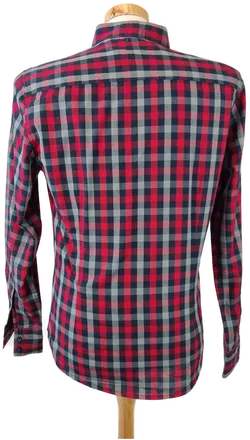 SMOG Herrenhemd mehrfarbig kariert - Gr. M (Slim fit) - Bild 3