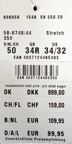 Eurex by Brax Herren Jeans rot Gr. M - Bild 3