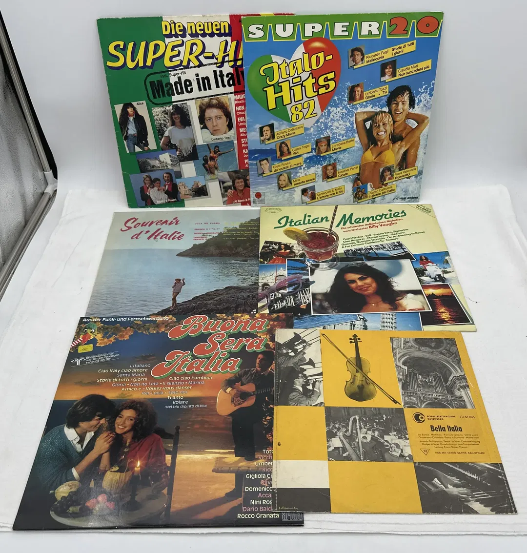 Langspielplatte - Italienische Hits - 6 Stück - Bild 2